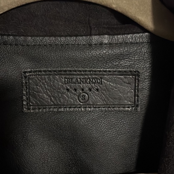 BLANKNYC size small jacket with faux leather back - Picture 2 of 4